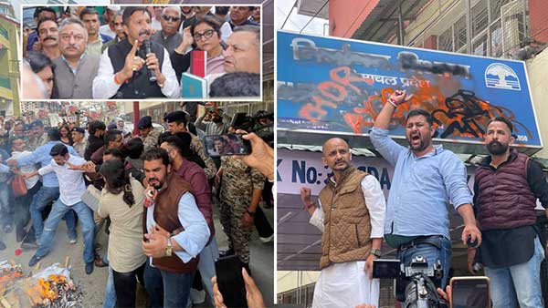 शिमला में एसआईआर के खिलाफ कांग्रेस का जोरदार प्रदर्शन